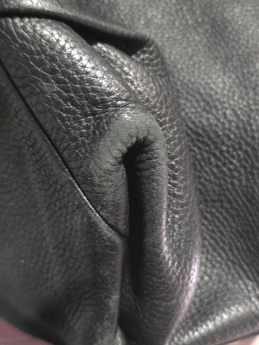Coach Brook Black Leather Hobo Bag with Chain Accents - Picture 13 of 14